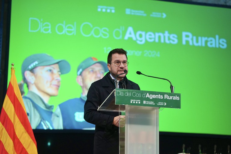 El president Aragonès ha participat en l'acte