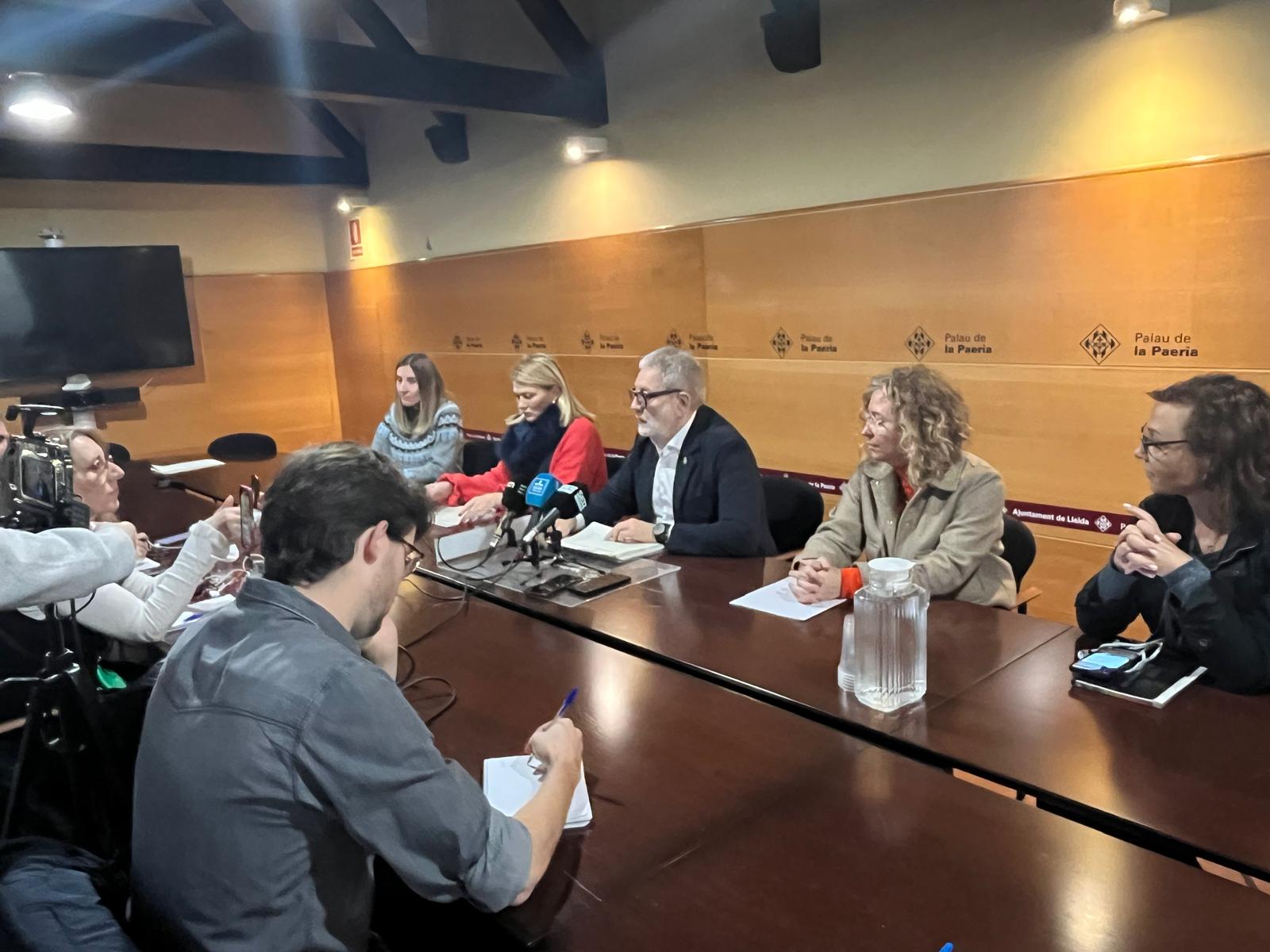 L'alcalde, Fèlix Larrosa, ha presentat l'estratègia en matèria de patrimoni del govern municipal.