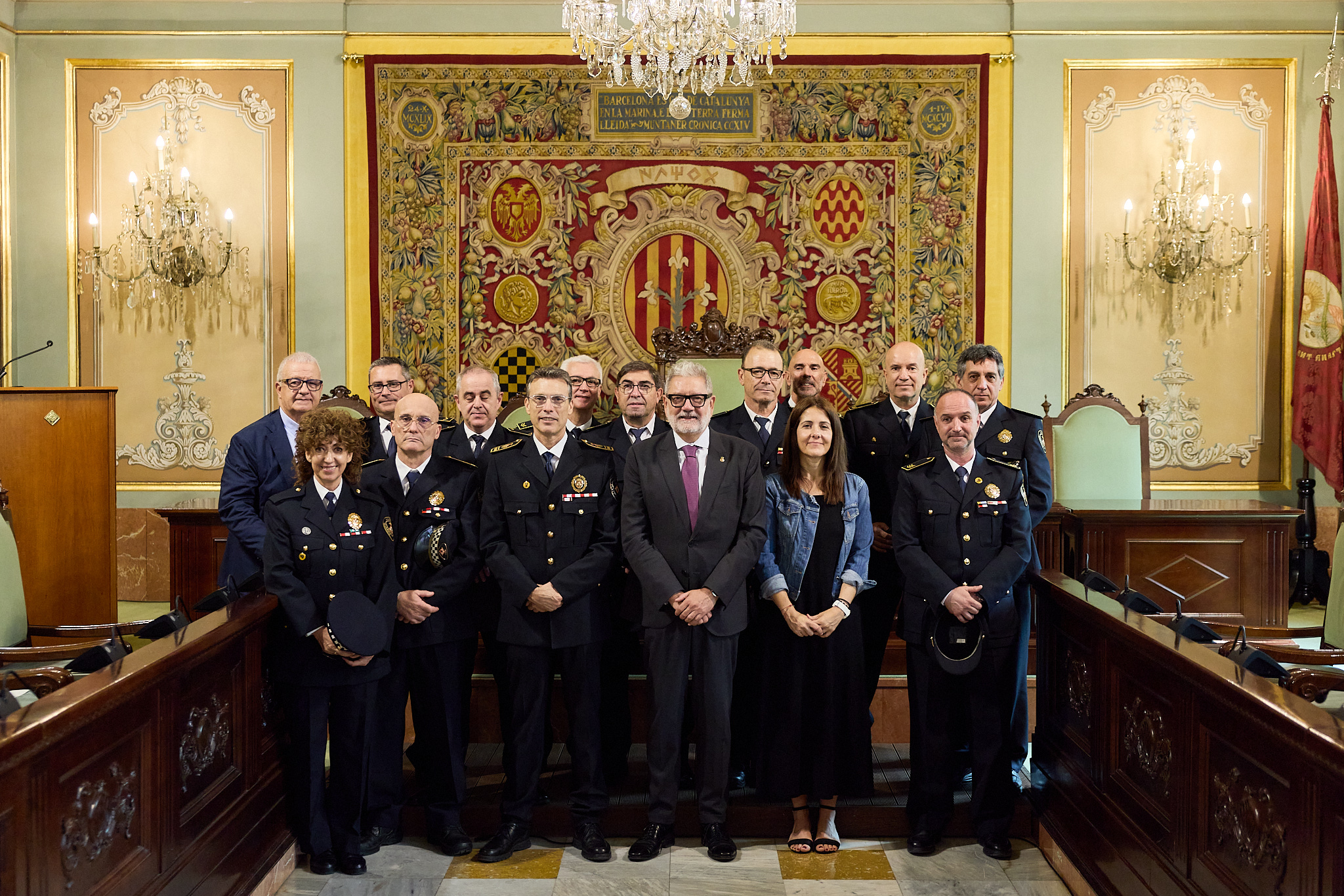 Mallada ha comptat amb el suport dels comandaments de la Guàrdia Urbana