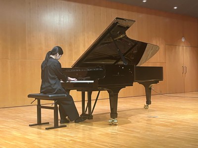 Alumnat de l'ESMUC ha interpretat diverses peces dedicades al pianista lleidatà.