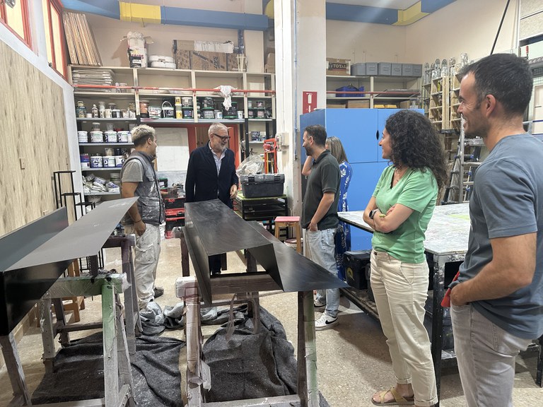 Larrosa ha reconegut la feina del professorat i alumnat de l’IMO i ha remarcat la col·laboració entre les diferents regidories i l’Institut Municipal