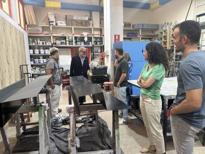 Larrosa ha reconegut la feina del professorat i alumnat de l’IMO i ha remarcat la col·laboració entre les diferents regidories i l’Institut Municipal.