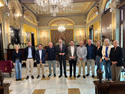 La signatura ha tingut lloc al Saló de Sessions de l'Ajuntament de Lleida..