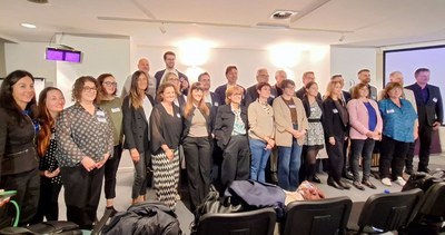 Amb els representants de les diferents candidatures que opten a ser Capital Europea de Voluntariat 2028..