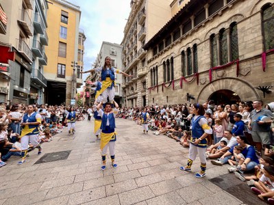 El Ball de Valencians, a la plaça de la Paeria.