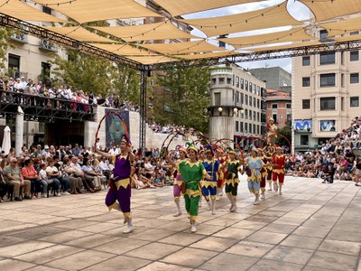 La Moixiganga, a la plaça Sant Joan.