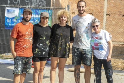 Els artistes del festival: Guillem Font, Marta Lapeña, Slim Safont i Txus Montejano.