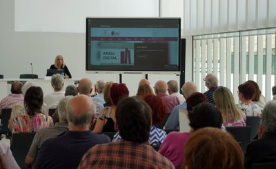 Amb motiu de la Setmana Internacional dels Arxius, s'ha presentat la nova pàgina web l'Arxiu Municipal. L'acte s'ha fet al nou MORERA..