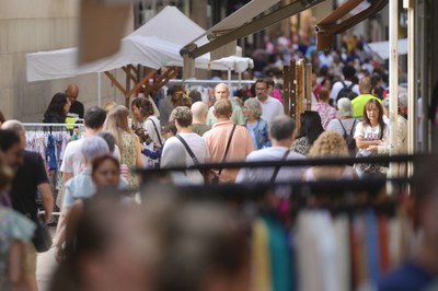 El matí ha estat molt animat als carrers de l'Eix.