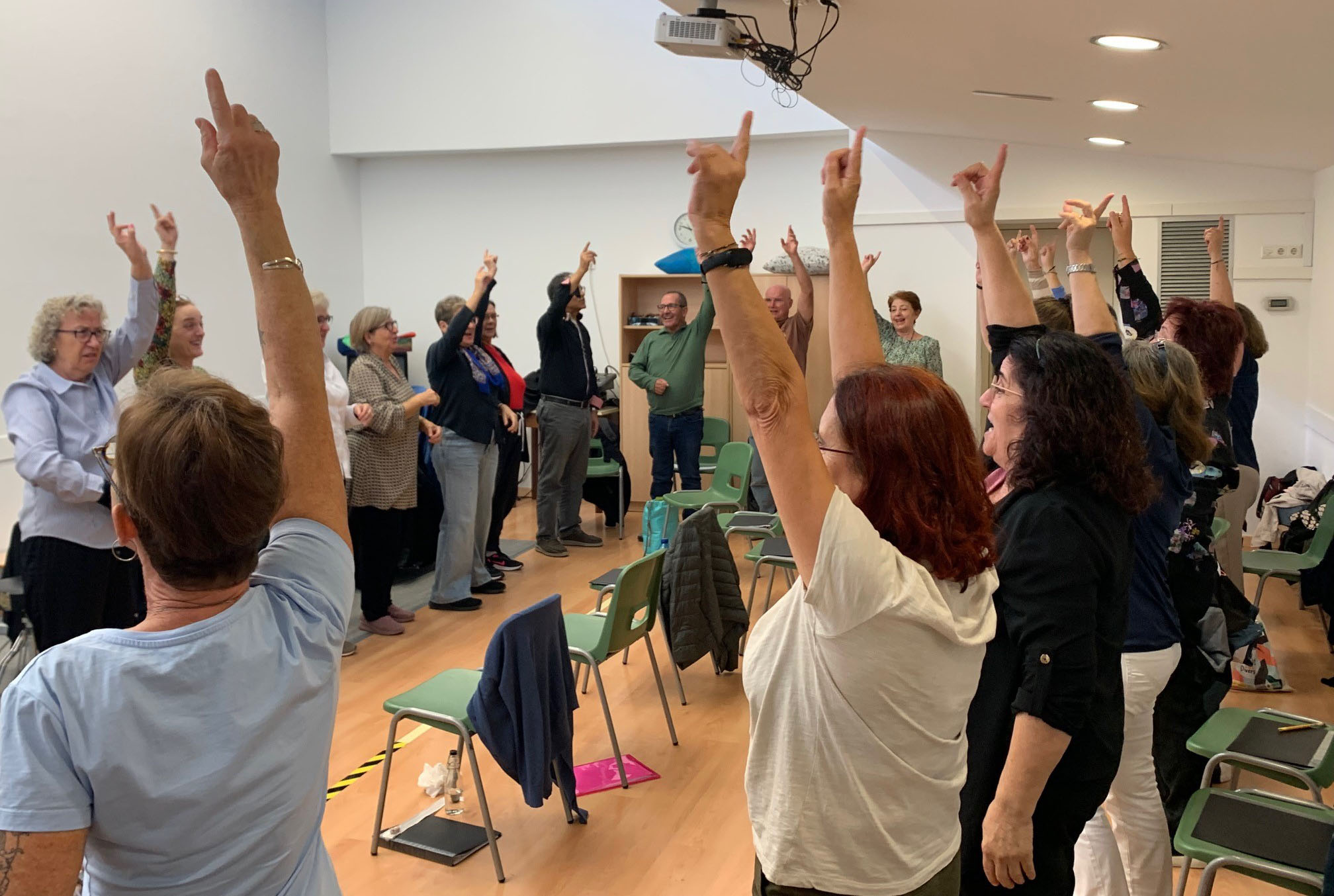 Nova edició del projecte de cant coral, de la Regidoria d'Acció i Innovació Social. Enguany compta amb mig centenar de participants que assagen a l’Orfeó Lleidatà i a l’Intèrpret (a la foto).