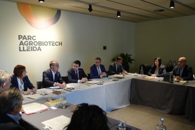 Un moment de l'acte al Parc, que ha presidit el President Aragonès.