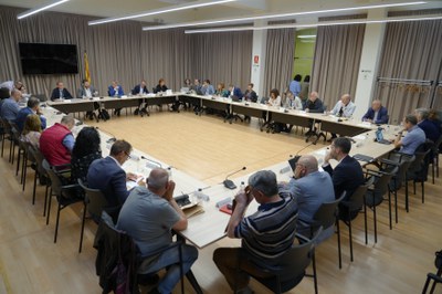 Vista de la reunió.