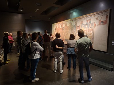 El Descobrim Lleida ha visitat aquest dimarts el Museu de Lleida i els Camps Elisis..
