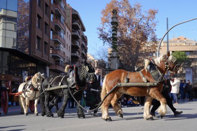 Un dels carros que han pres part en els Tres Tombs..