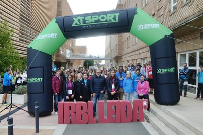 Els i les participants, abans de la sortida..