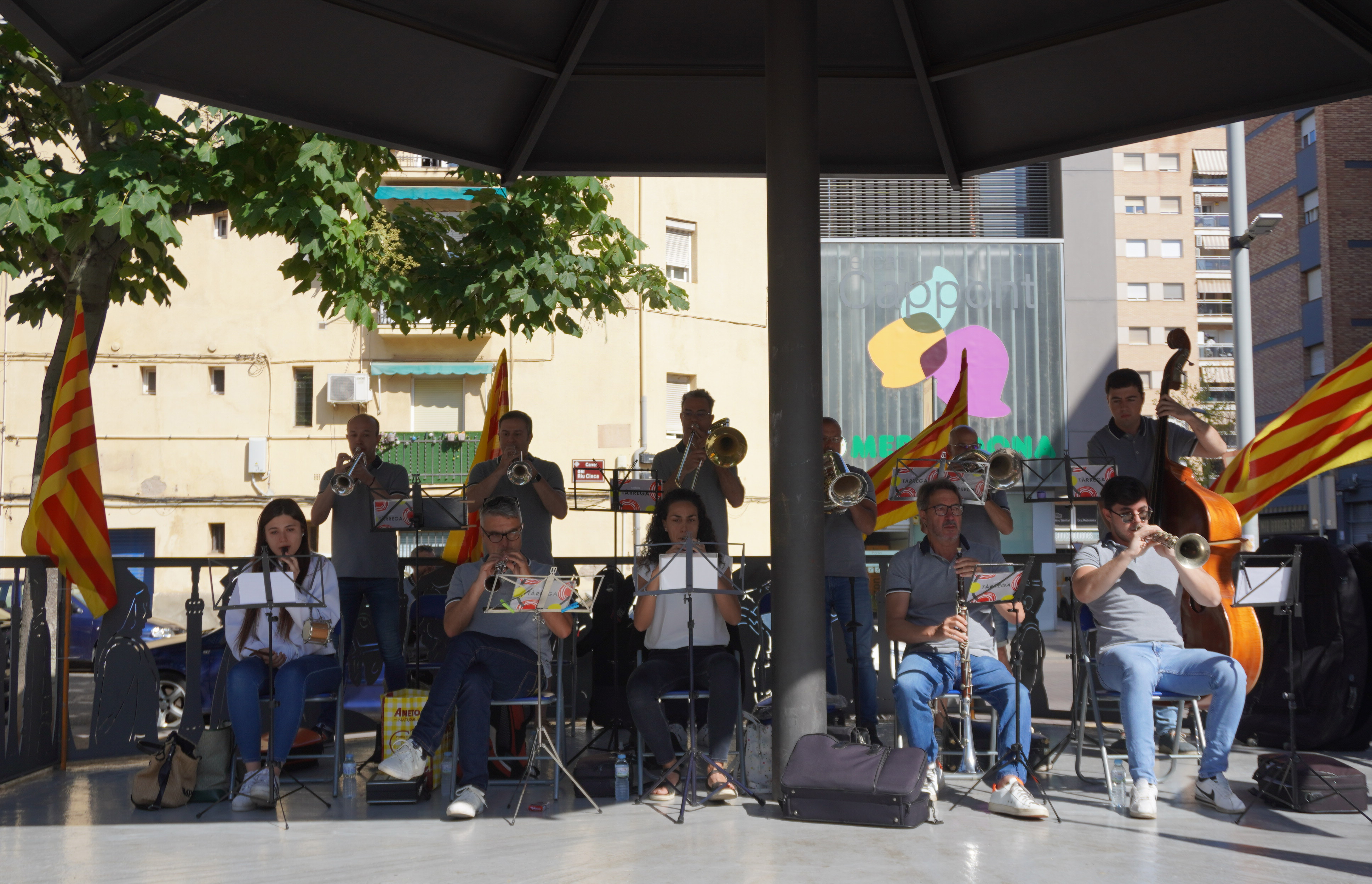 Lleida celebra el Dia Universal de la Sardana, amb la Cobla Tàrrega.