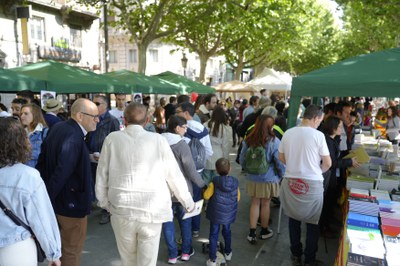 Miquel Pueyo i Jaume Rutllant, en el recorregut que han realitzat aquest matí..