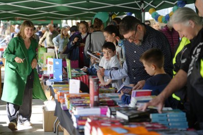 La rambla ha registrat una elevada afluència de públic durant tot el dia..