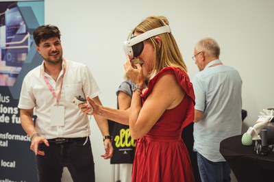 Els assistents a l'Up Day han pogut conèixer diverses innovacions tecnològiques aplicades al comerç.
