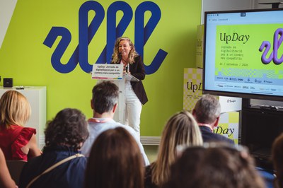 Pilar Bosch en la inauguració de l'Up Day.