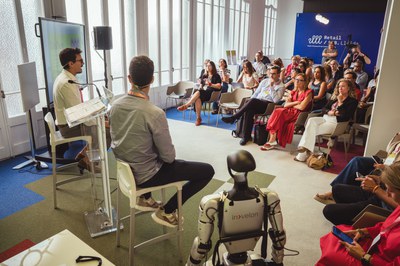 Una de les xerrades que s'han fet en el marc de l'Up Day.
