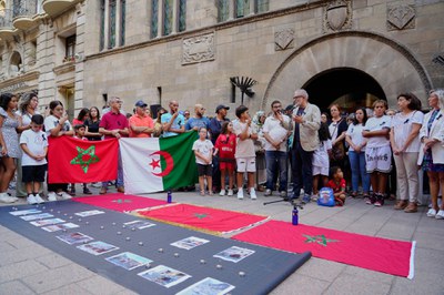 L'alcalde ha saludat als presents i ha mostrat el condol de la ciutat pels fets al Marroc.