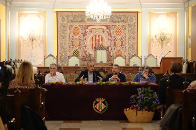 L'alcalde Miquel Pueyo va remarcar els valors que aporta el territori de l'Horta a la ciutat de Lleida.