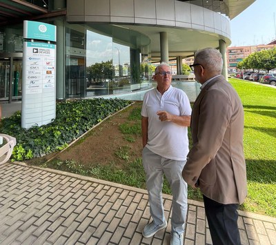 L'alcalde Larrosa ha visitat també, aquest dijous, el Parc Científic de València..