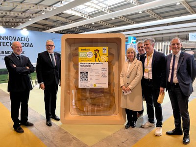 El grup bonÀrea ha aprofitat la Fira per presentar el seu primer envàs reutilitzable.