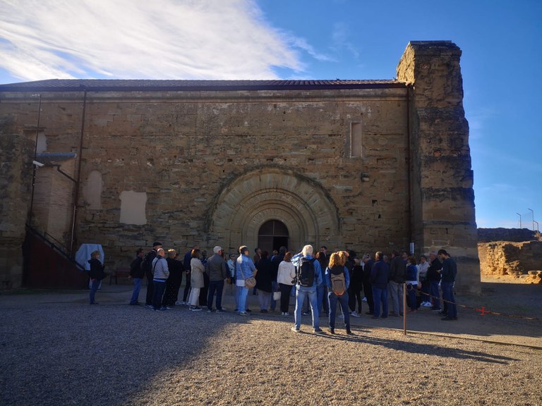 Imatge d'una visita guiada al Castell Templer de Gardeny