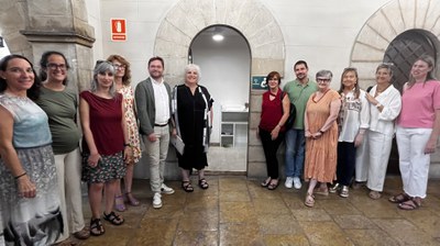 Estrena, aquest divendres, de l'Espai de Lactància ubicat al Pati del Palau de la Paeria..