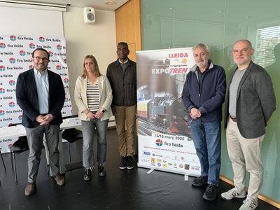 La fira Lleida Expo Tren s'ha presentat avui a la Llotja.