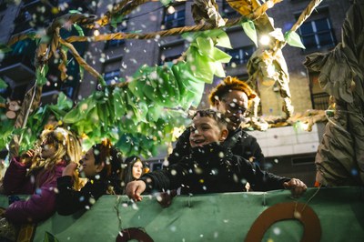 Infants en una carrossa.