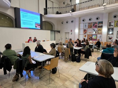 Vista de la reunió.