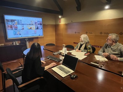 La Paeria ha coordinat una reunió d'alcaldesses i alcaldes sobre l'agenda local feminista..