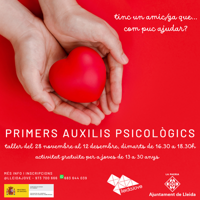 <bound method DexterityContent.Title of <NewsItem at /fs-paeria/paeria/ca/actualitat/noticies/lleida-jove-organitza-un-taller-de-primers-auxilis-psicologics>>.