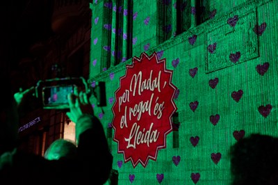 "Per Nadal, el regal és Lleida", és el lema de la campanya de Nadal de la Paeria.