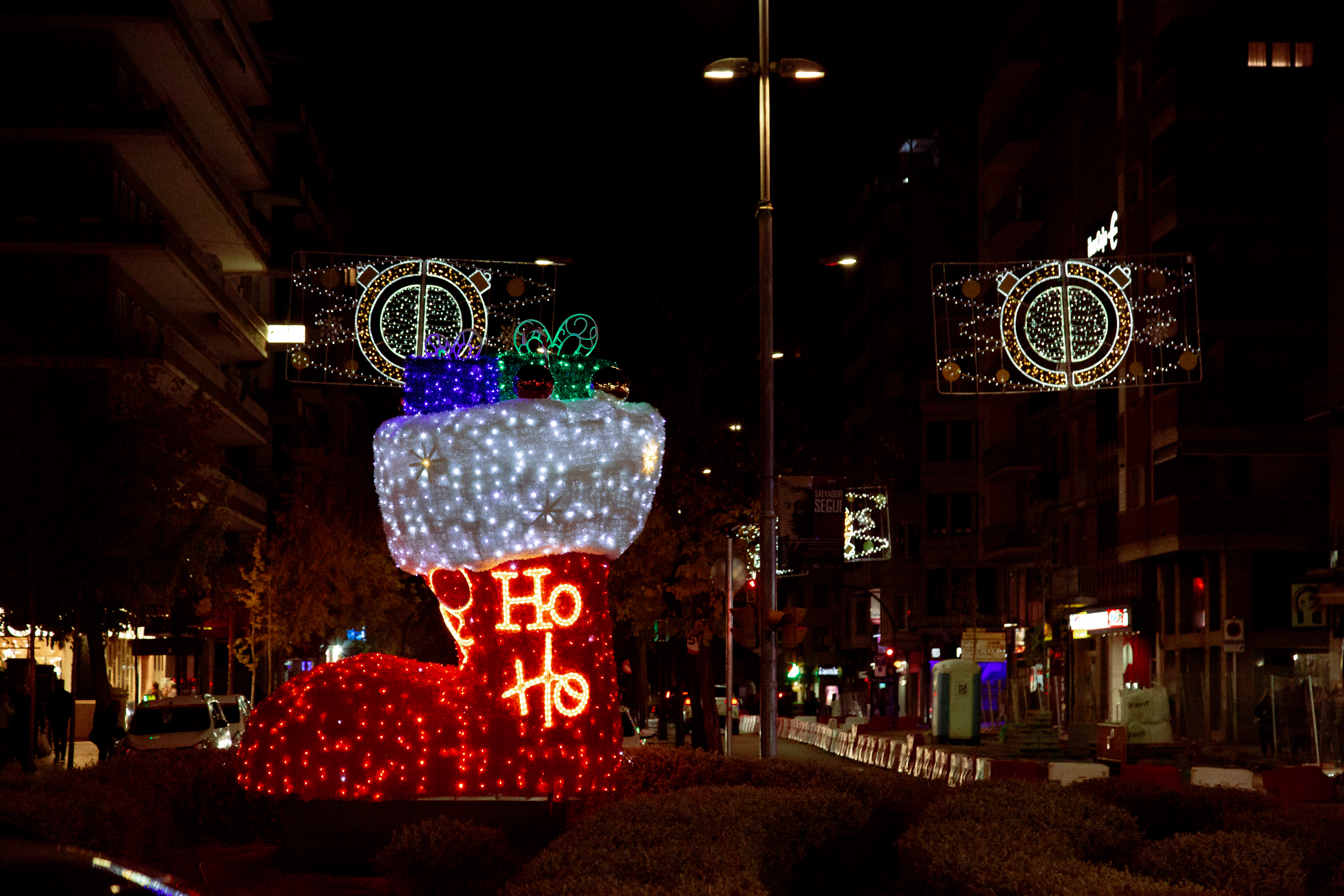 Els motius nadalencs il·luminats a la Zona Alta
