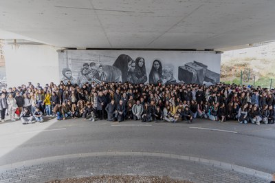 Lleida estrena un mural commemoratiu per recordar les víctimes de la deportació als camps nazis i reforçar el compromís de Lleida amb la memòria democràtica.