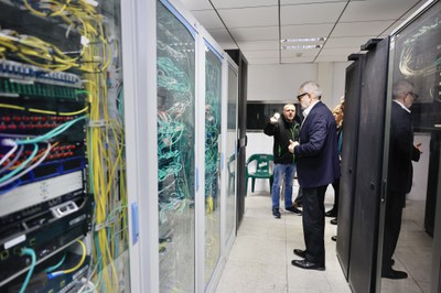 Visita al Centre de Dades del Parc Agrobiotech..