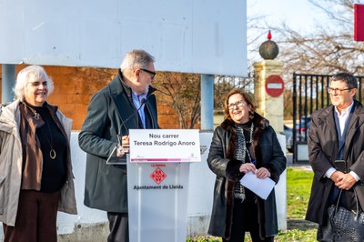 La ciutat homenatja la física lleidatana, coincidint amb el Dia Internacional de la Dona i la Nena en la Ciència.