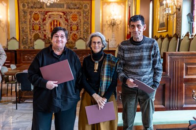 Larrosa ha lliurat a la família el discurs realitzat per Vives Estover al Saló de Plens, el 18 de febrer de 1936, el dia que prengué possessió del cà….