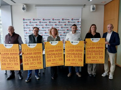 La presentació de Lleidantic, Lleida Retro, la Trobada del Disc i Mini Expo Tren s'ha fet aquest matí a La Llotja.