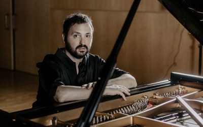 El pianista del Priorat, resident a Lleida, ha estat composant a l’Auditori durant el transcurs d’un any la música del seu darrer àlbum “Lament”.