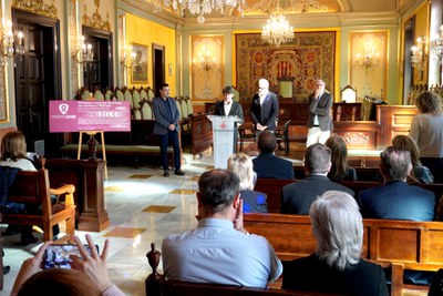 La presentació ha tingut lloc avui al Saló de Sessions de la Paeria.