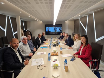 Imatge de la reunió del Consell d'Administració de Mercolleida.