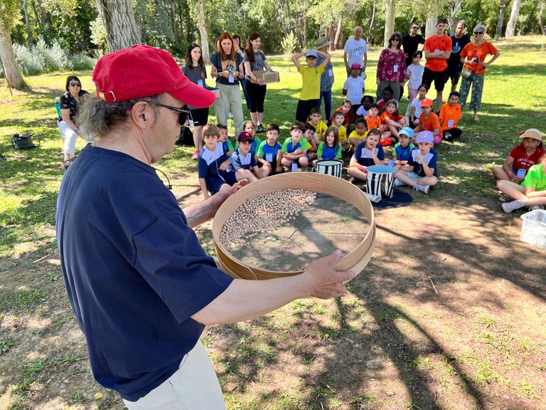 Una de les activitats de la trobada d'avui