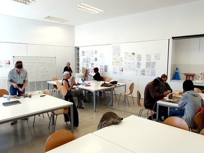 El taller de joieria de l'EAM.