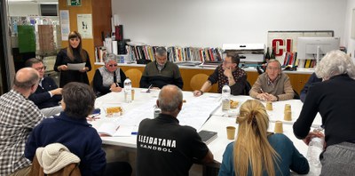 El taller participatiu sobre el POUM d'aquesta tarda s'ha fet a l'Escola d'Art Municipal Leandre Cristòfol..