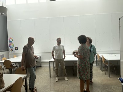 L’oferta formativa inclou diferents cicles de grau superior i els tallers de la Universitat Popular per a adults.